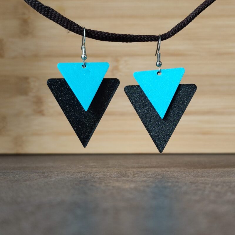 Double Triangle Earrings