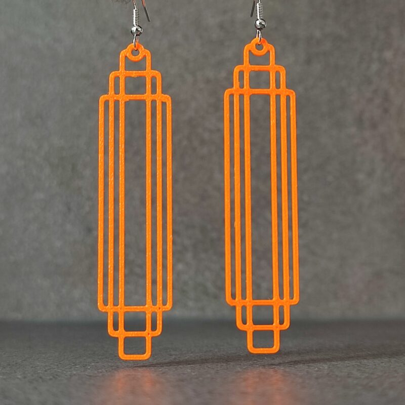 Geometric Art Deco Earrings