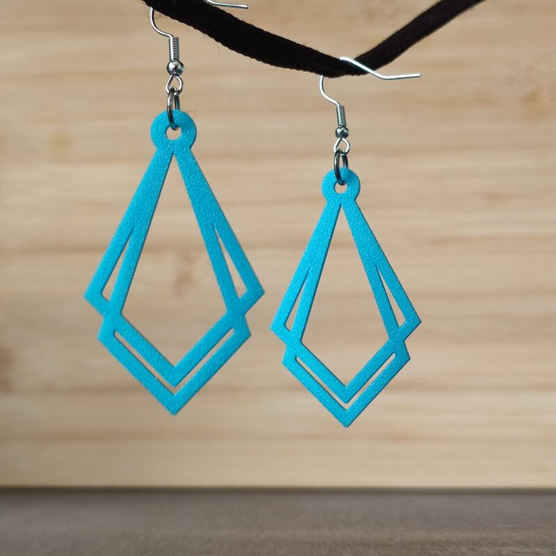 Geometric Drop Earrings