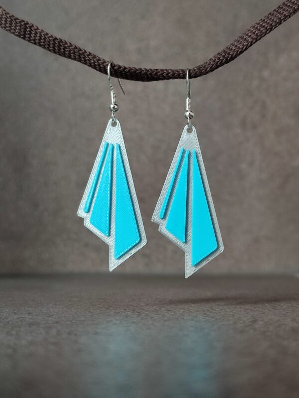 Geometric Layered Earrings