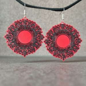 Intricately Designed Circular Earrings