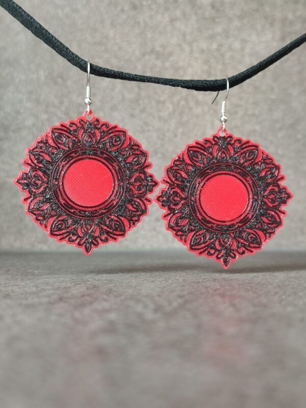 Intricately Designed Circular Earrings