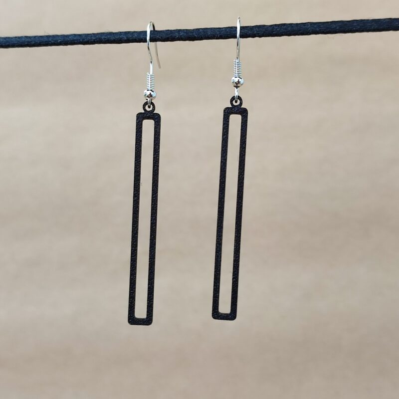 Minimalist Rectangular Earrings