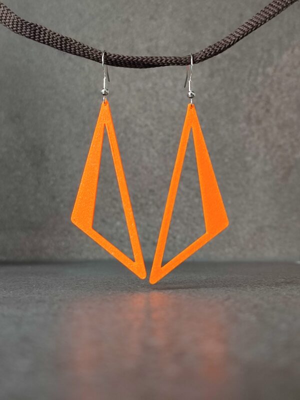 Minimalist Triangle Drop Earrings Minimalist Triangle Drop Earrings