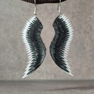Wing-Shaped Earrings