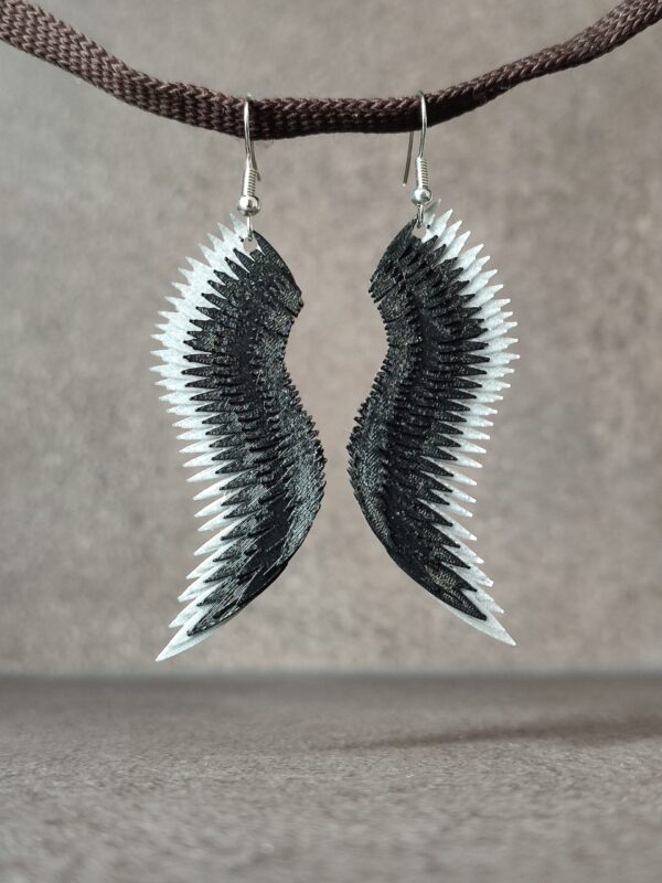 Wing-Shaped Earrings